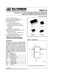 Datasheet M28C16-300MS1T manufacturer STMicroelectronics