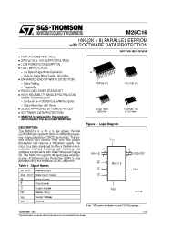 Datasheet M28C16-70 manufacturer STMicroelectronics