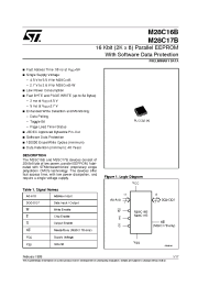 Datasheet M28C16-90WK6TR производства STMicroelectronics