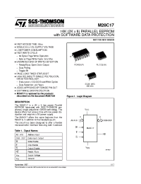Datasheet M28C17-120P1T manufacturer STMicroelectronics