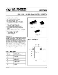 Datasheet M28F101-100K1 производства STMicroelectronics