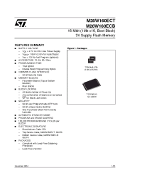 Datasheet M28W160ECB70N1F manufacturer STMicroelectronics