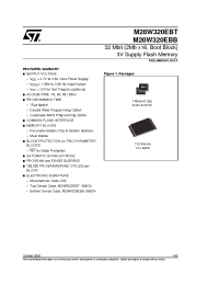Datasheet M28W320EBT85N1 производства STMicroelectronics