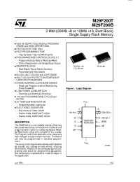 Datasheet M295V200B-70M6R manufacturer STMicroelectronics