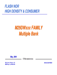 Datasheet M29DW640D90ZA6 manufacturer STMicroelectronics