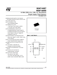 Datasheet M29F160BT70N3T manufacturer STMicroelectronics