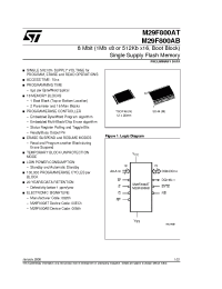 Datasheet M29F800AT90N6T manufacturer STMicroelectronics