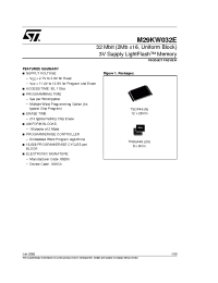 Datasheet M29KW032E90N6T manufacturer STMicroelectronics