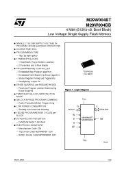 Datasheet M29W004 manufacturer STMicroelectronics