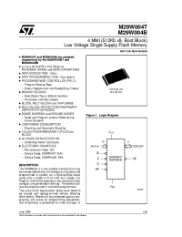 Datasheet M29W004BB90N6 manufacturer STMicroelectronics