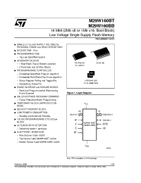 Datasheet M29W160BB120M1T manufacturer STMicroelectronics