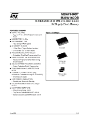 Datasheet M29W160DB manufacturer STMicroelectronics