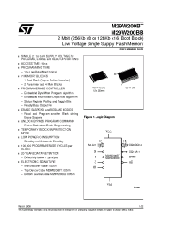 Datasheet M29W200BB55M6T manufacturer STMicroelectronics