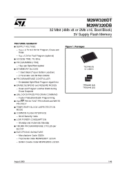 Datasheet M29W320DT производства STMicroelectronics
