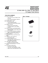 Datasheet M29W320E manufacturer STMicroelectronics
