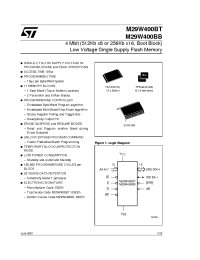 Datasheet M29W400BB90N1 manufacturer STMicroelectronics