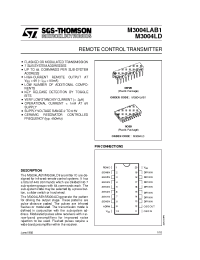 Datasheet M3004LD manufacturer STMicroelectronics