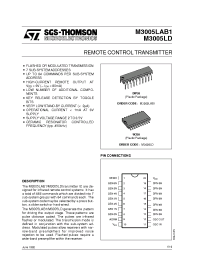 Datasheet M3005LAB1 manufacturer STMicroelectronics