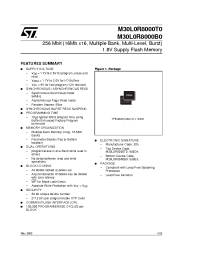 Datasheet M30L0R8000B0 manufacturer STMicroelectronics