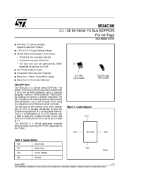 Datasheet M34C00 manufacturer STMicroelectronics