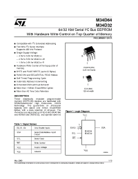 Datasheet M34D32BN manufacturer STMicroelectronics