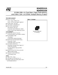 Datasheet M36DR232A manufacturer STMicroelectronics