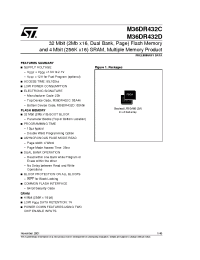Datasheet M36DR432C manufacturer STMicroelectronics