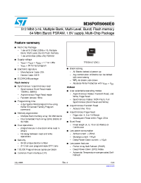 Datasheet M36P0R9060E0ZACE manufacturer STMicroelectronics