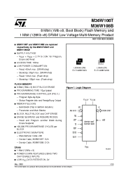 Datasheet M36W108B100ZM5T manufacturer STMicroelectronics