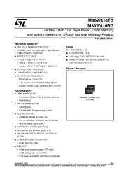 Datasheet M36W416TG70ZA6T производства STMicroelectronics