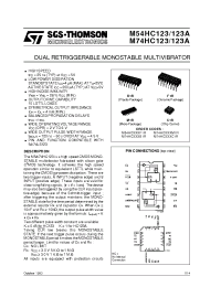 Datasheet M54HC123C1R manufacturer STMicroelectronics