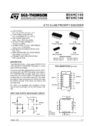 Datasheet M54HC148F1R manufacturer STMicroelectronics