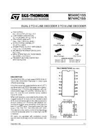 Datasheet M54HC155 manufacturer STMicroelectronics