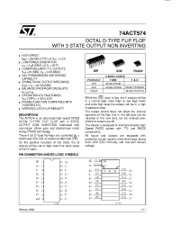 Datasheet M74ACT574B manufacturer STMicroelectronics