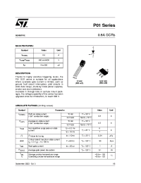 Datasheet P0111DN5AA4 manufacturer STMicroelectronics