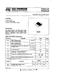 Datasheet P0201NN5AA4 manufacturer STMicroelectronics