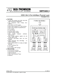 Datasheet SBPH400-3 manufacturer STMicroelectronics