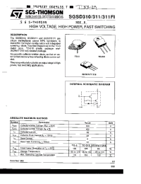 Datasheet SGSD311FI manufacturer STMicroelectronics