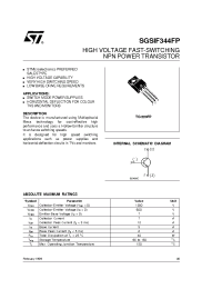 Datasheet SGSIF344FP manufacturer STMicroelectronics