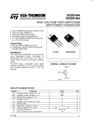 Datasheet SGSIF464 manufacturer STMicroelectronics