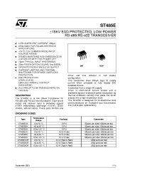 Datasheet ST485EBD manufacturer STMicroelectronics