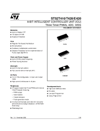 Datasheet ST52E410G0D6 manufacturer STMicroelectronics