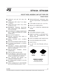 Datasheet ST7013 manufacturer STMicroelectronics