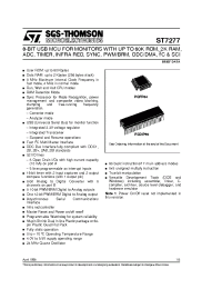 Datasheet ST72771R5Q1 manufacturer STMicroelectronics
