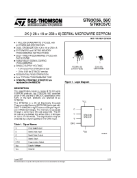 Datasheet ST93C56CM3TR manufacturer STMicroelectronics