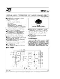 Datasheet STA304A manufacturer STMicroelectronics