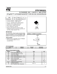 Datasheet STB70NH03LT4 manufacturer STMicroelectronics