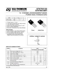 Datasheet STH7NA100FI manufacturer STMicroelectronics