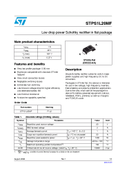 Datasheet STPS1L20MF manufacturer STMicroelectronics