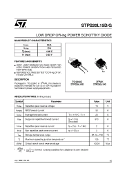 Datasheet STPS20L15G manufacturer STMicroelectronics